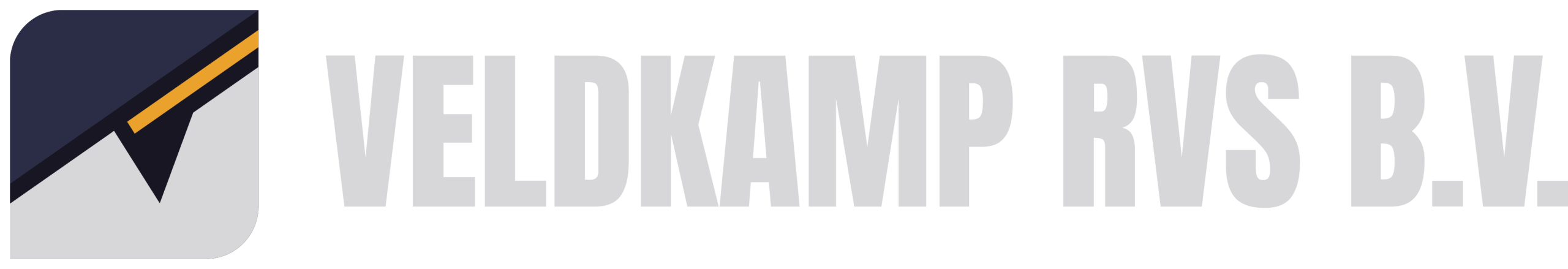 Logo Veldkamp RVS lichtgrijs