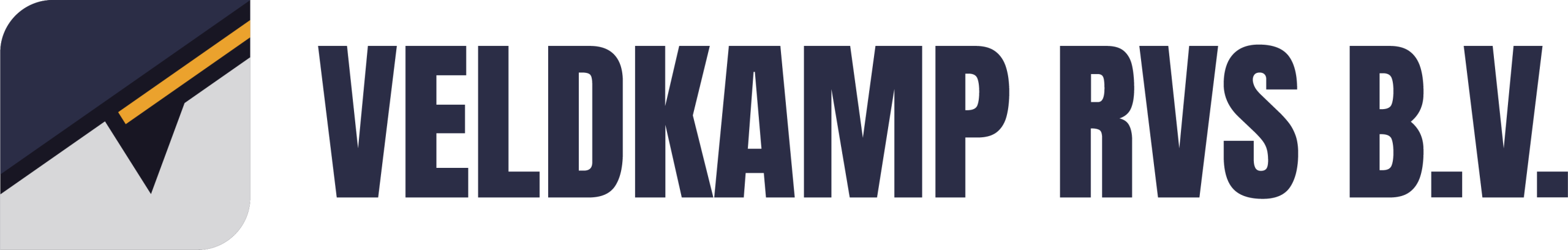 Logo Veldkamp RVS blauw